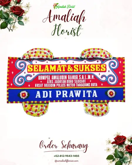 Papan Bunga Ucapan Selamat Akat